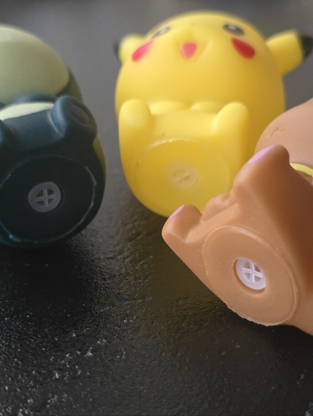 Pokemon Eevee, Pikachu & Snorlax Squeak Figures - Picture 3 of 3